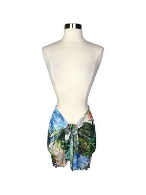 Swiminista x Christian Lacroix Trusty Short Sarong in Jardin Exo’Chic Print - OS